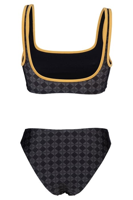 WOMEN'S ARENA 50TH BIKINI BRALETTE BLACK MULTI-GOLD 5