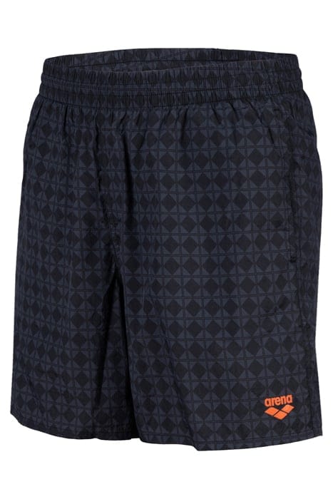 MEN'S ARENA 50TH BEACH BOXER BLACK MULTI-BLACK-WHITE 6