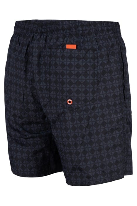 MEN'S ARENA 50TH BEACH BOXER BLACK MULTI-BLACK-WHITE 7