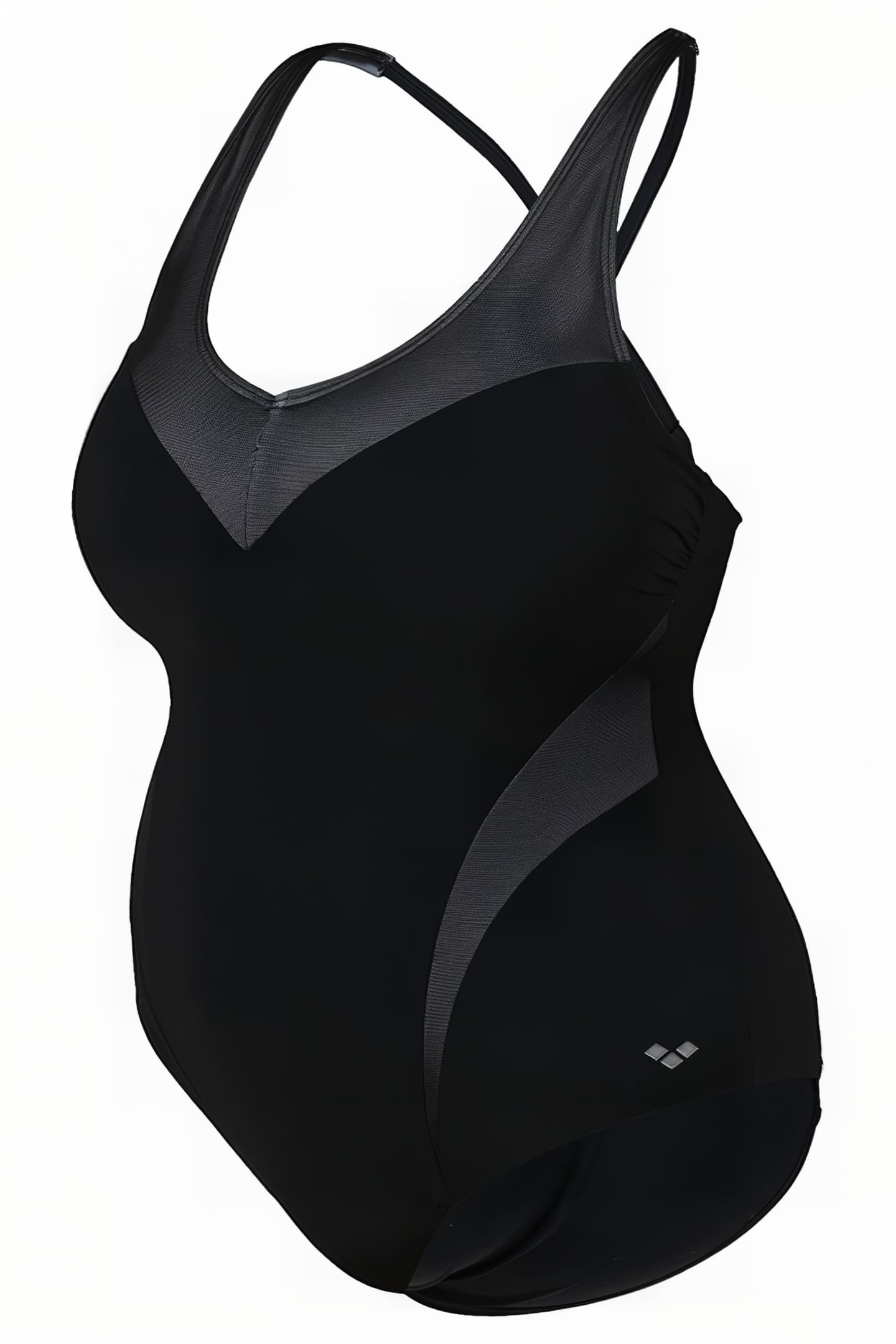 W ISABEL LIGHT CROSS BACK ONE PIECE PLUS BLACK-WHITE 6