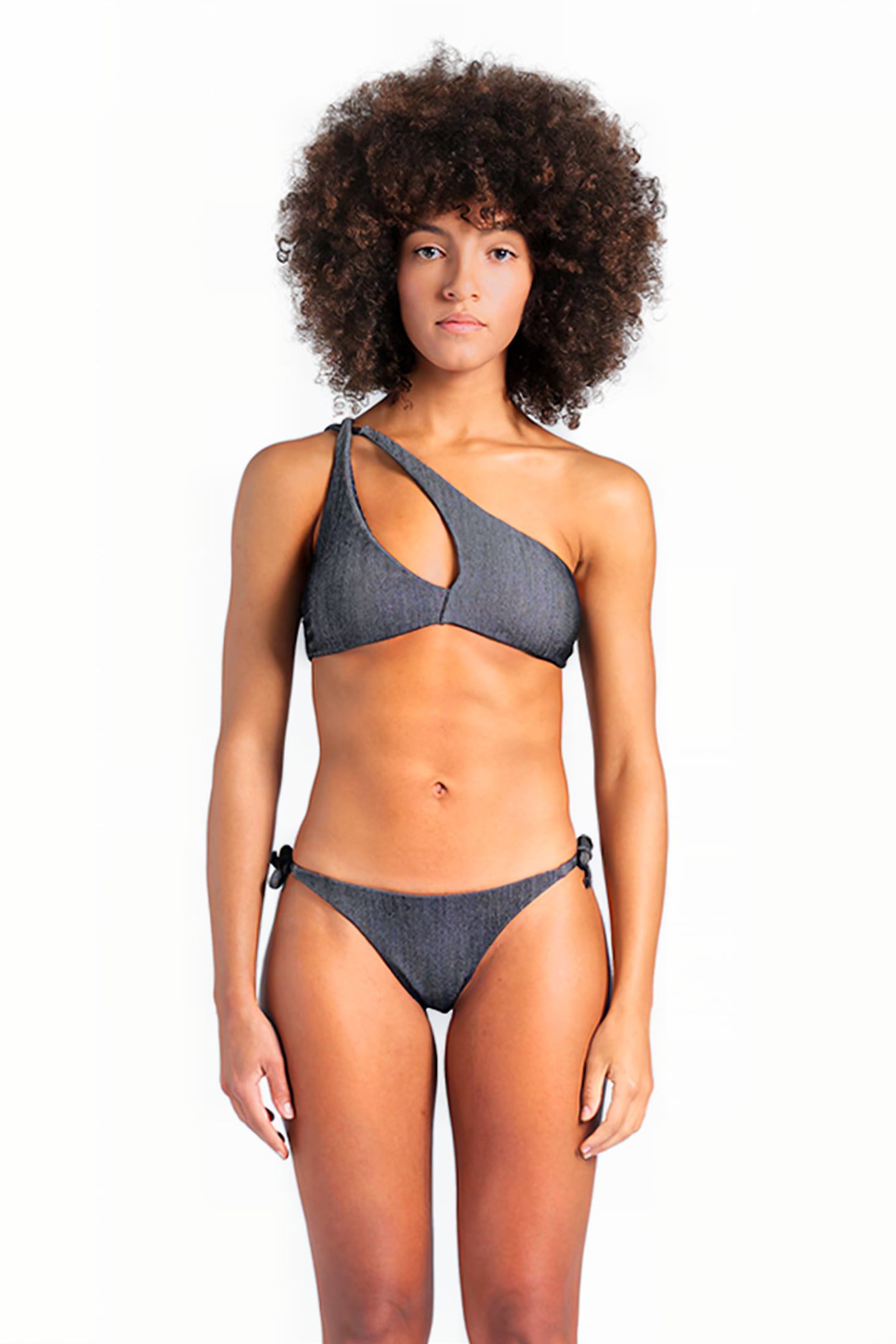 WOMEN'S ARENA TECH WOOL CUT OUT BIKINI BLACK 1