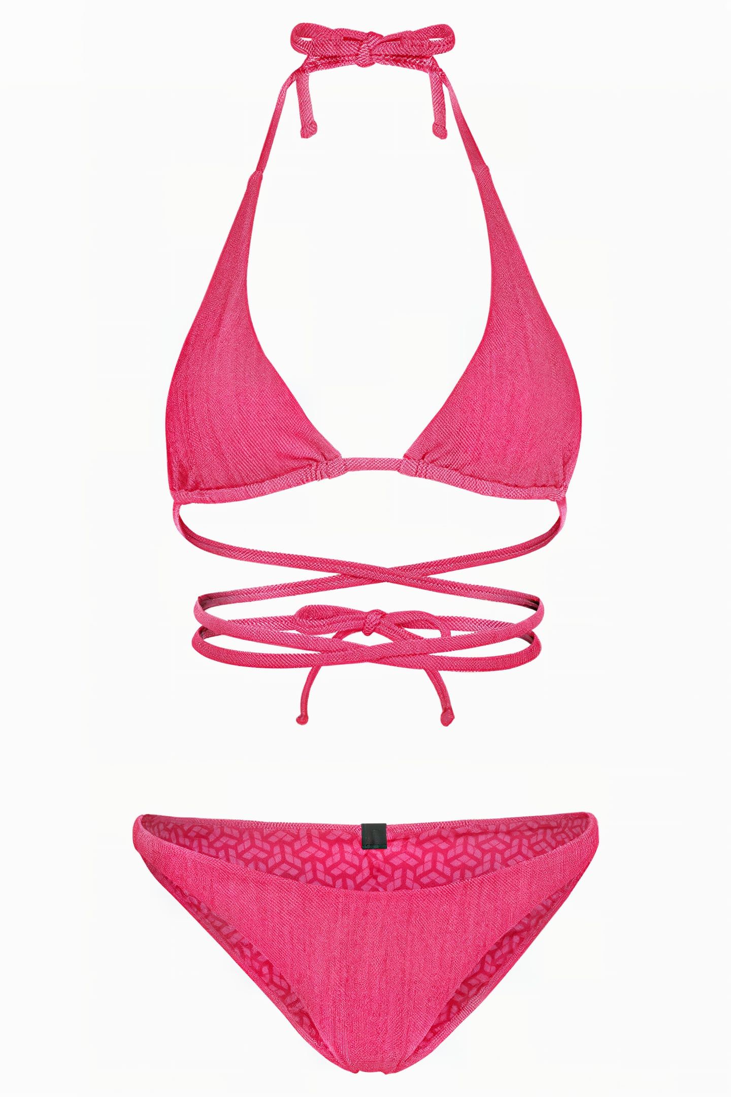 WOMEN'S ARENA TECH WOOL TRIANGLE BIKINI FUXIA 5