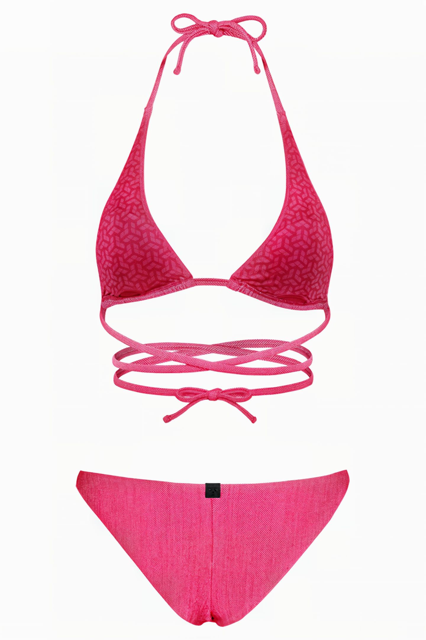 WOMEN'S ARENA TECH WOOL TRIANGLE BIKINI FUXIA 4