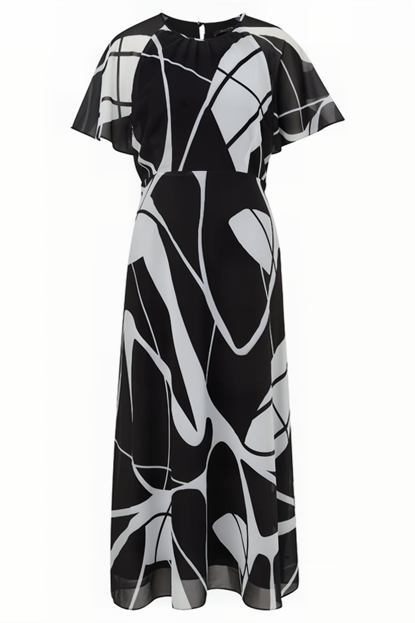 COMMA DRESSES GREY/BLACK 3