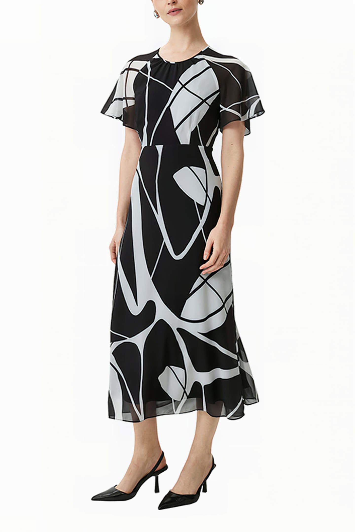 COMMA DRESSES GREY/BLACK 4