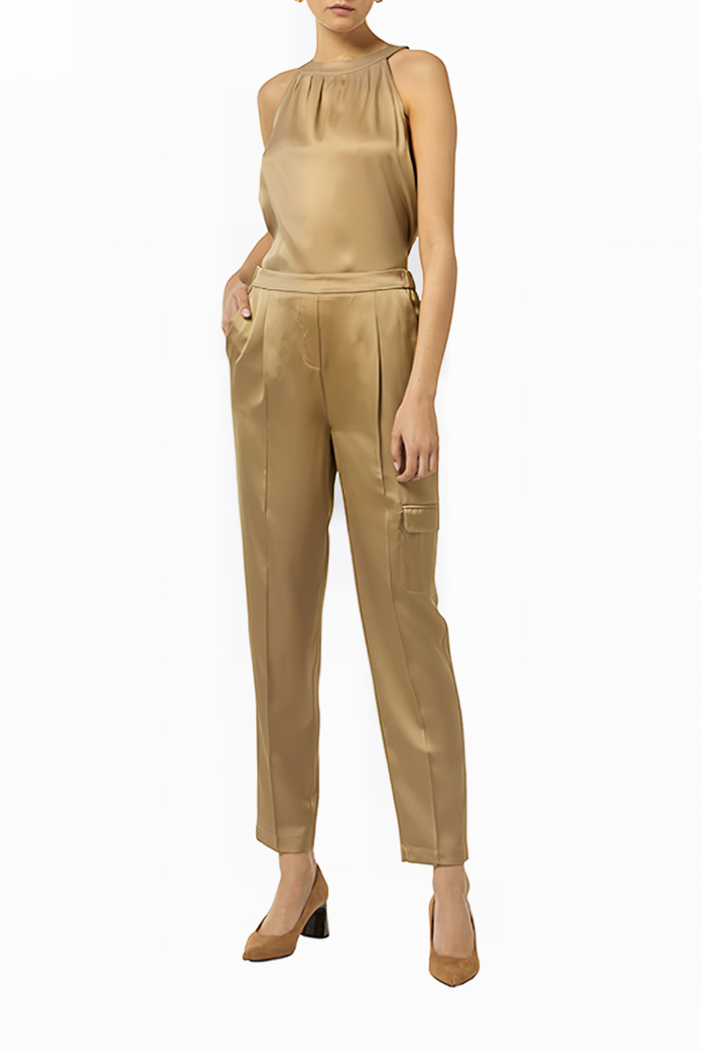 COMMA PANTS BROWN 1