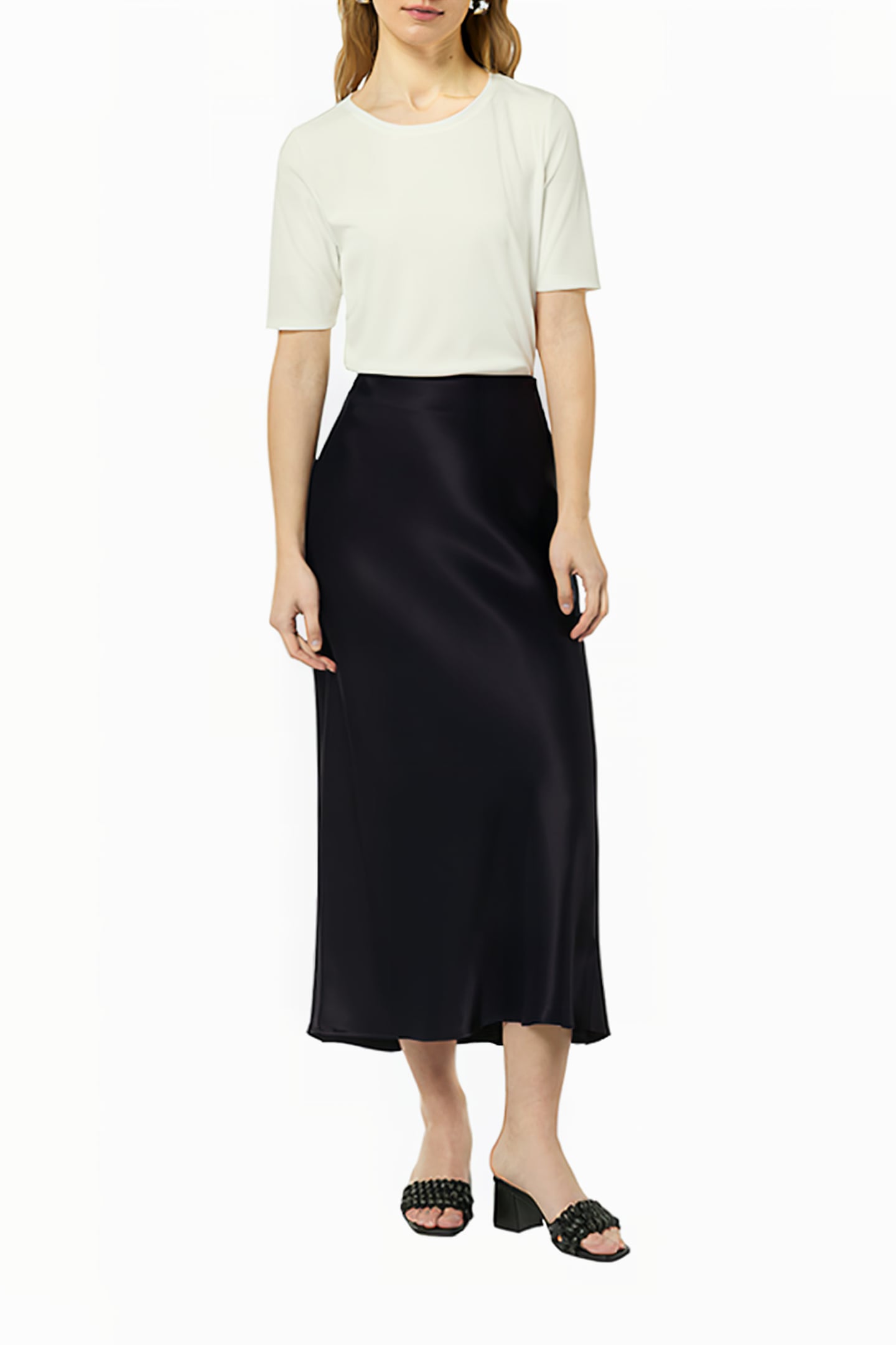 COMMA SKIRT-LONG MARINE BLUE 1