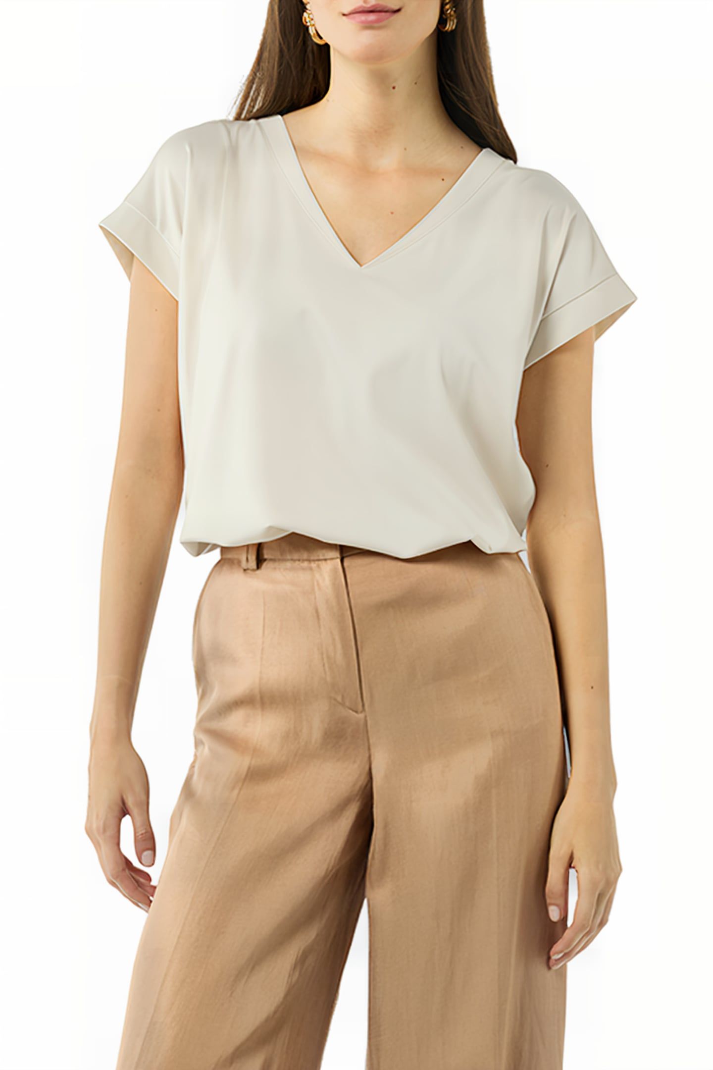 COMMA T-SHIRTS BEIGE 1