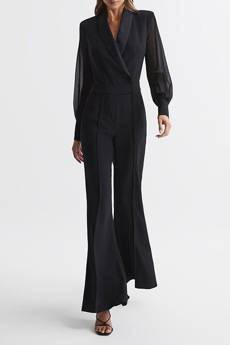 LENNON-TUX JUMPSUIT — BLACK 1