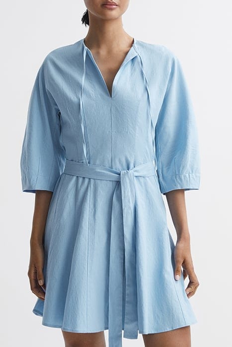 FREIDA MINI DRESS BLUE 1