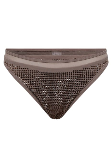 TYRA-SPARKLE BIKINI — MINK 4