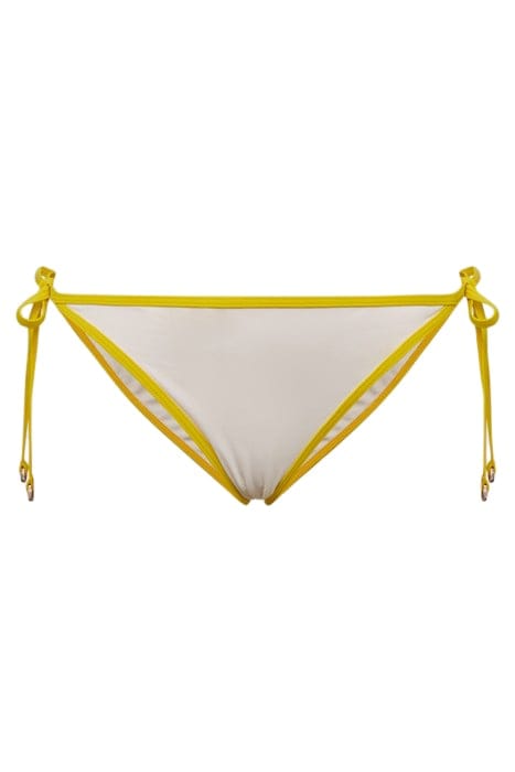 RUTHA-NEON BIKINI BOTTOM — WHITE/YELLOW 4