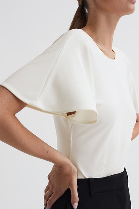 CONNIE FLOWY BLOUSE — IVORY 4