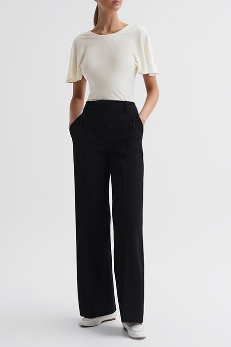 CONNIE FLOWY BLOUSE — IVORY 1