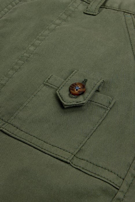 MOLLIE COMBAT SHORTS MID GREEN 4