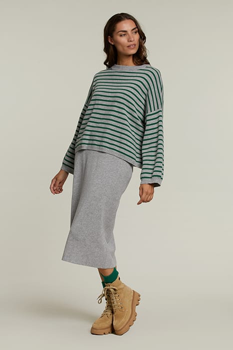 GREY MIDI SKIRT 3