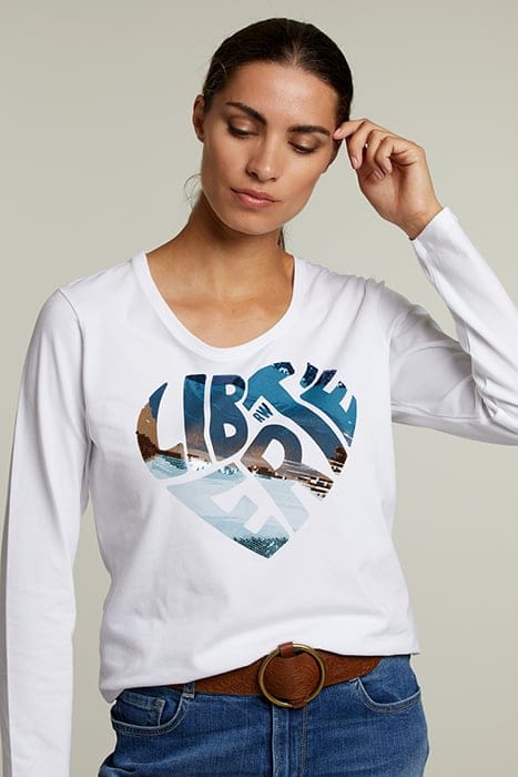 WHITE CREW NECK T-SHIRT 3