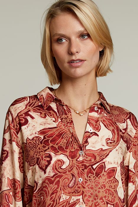 RED BEIGE BLOUSE 4