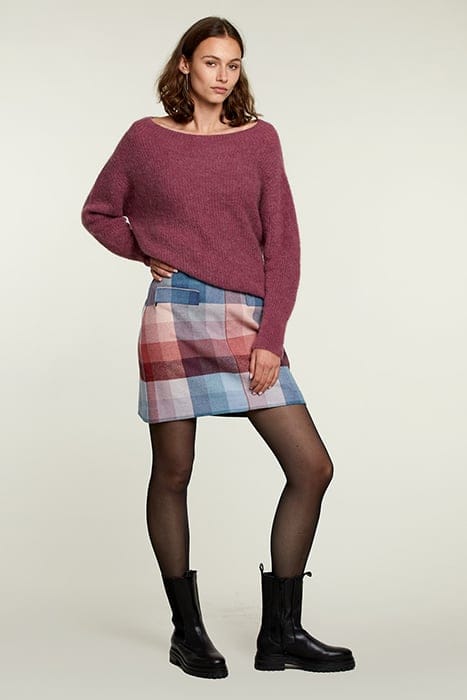 MULTI CHECKED SHORT SKIRT 3