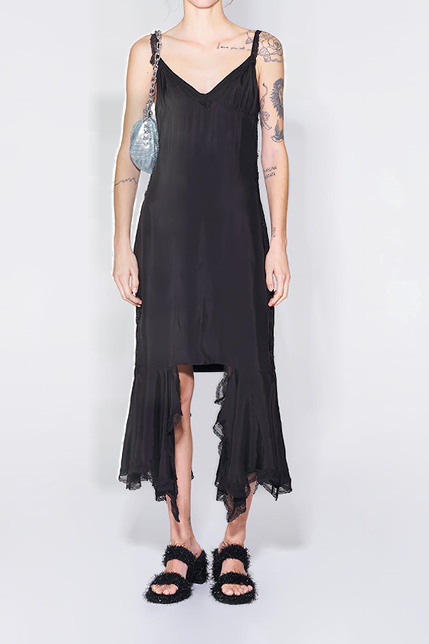 BLACK SLIP DRESS 1