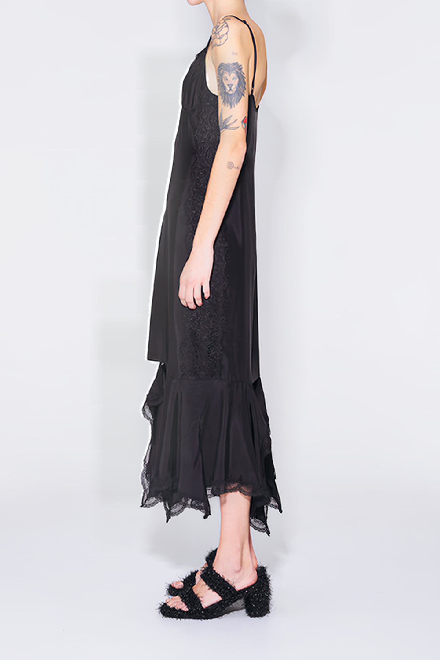 BLACK SLIP DRESS 4