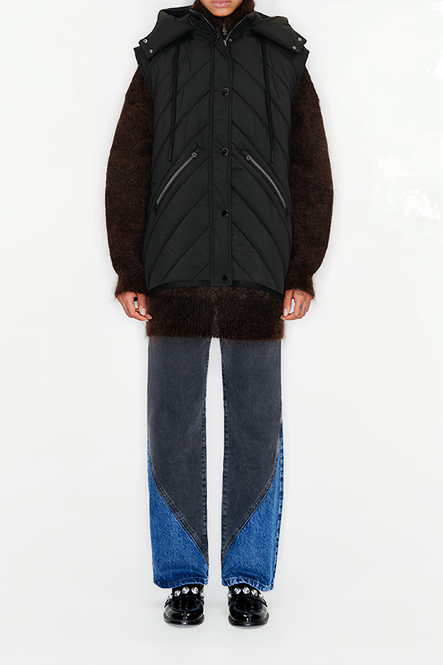 ANTHRACITE PUFFER VEST 1