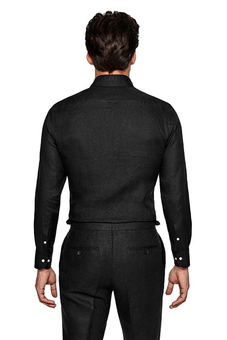 BLACK SLIM FIT SHIRT 2
