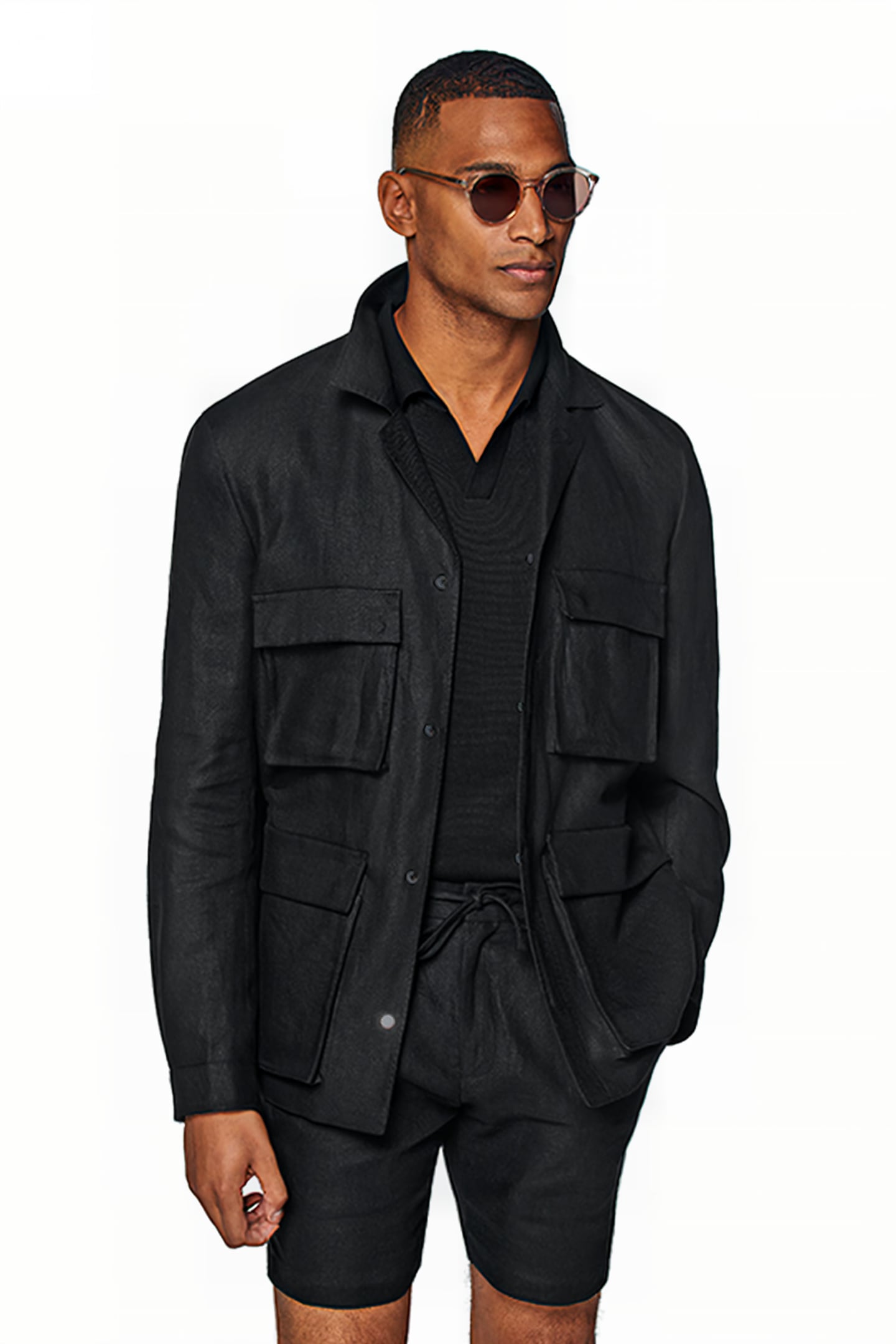 BLACK FIELD JACKET 1