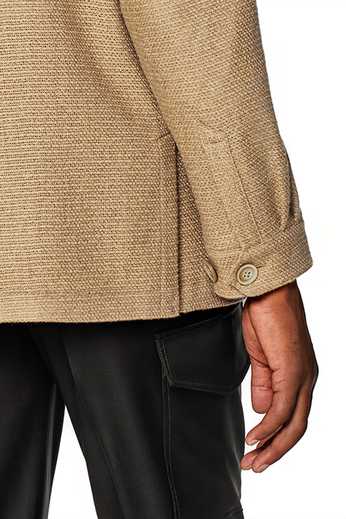 MID BROWN RELAXED FIT SHIRT-JACKET 8