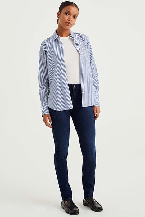 5-POCKET MID WAIST DARK BLUE 3