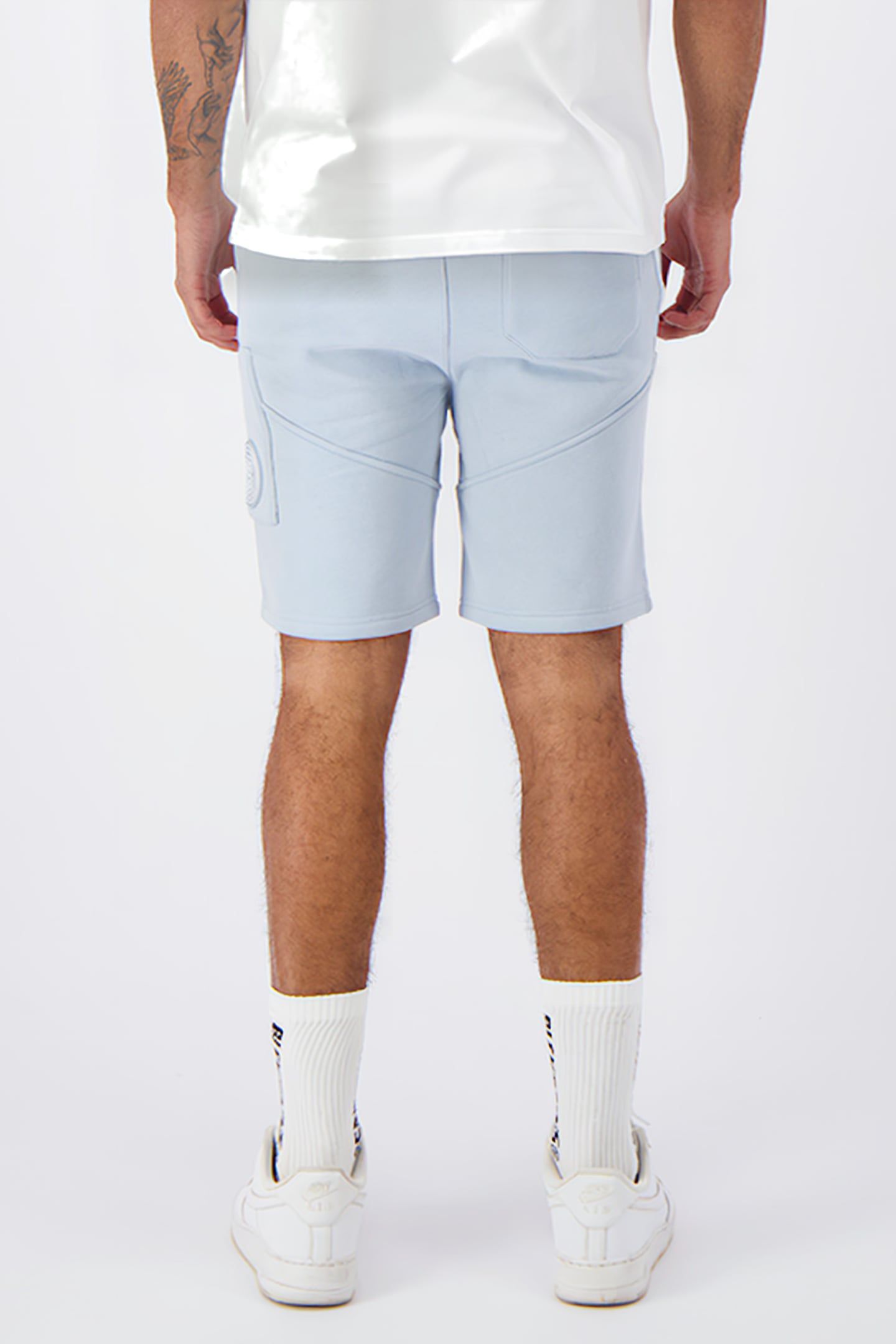 STRIPE SWEATSHORTS BLUE 2