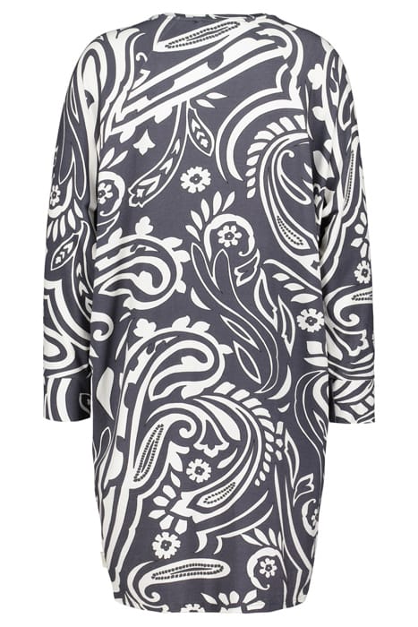 COMFY LOOSE DRESS PRINTED 3/4 DARK SHADOW WITH GRANDEUR PRIN 5
