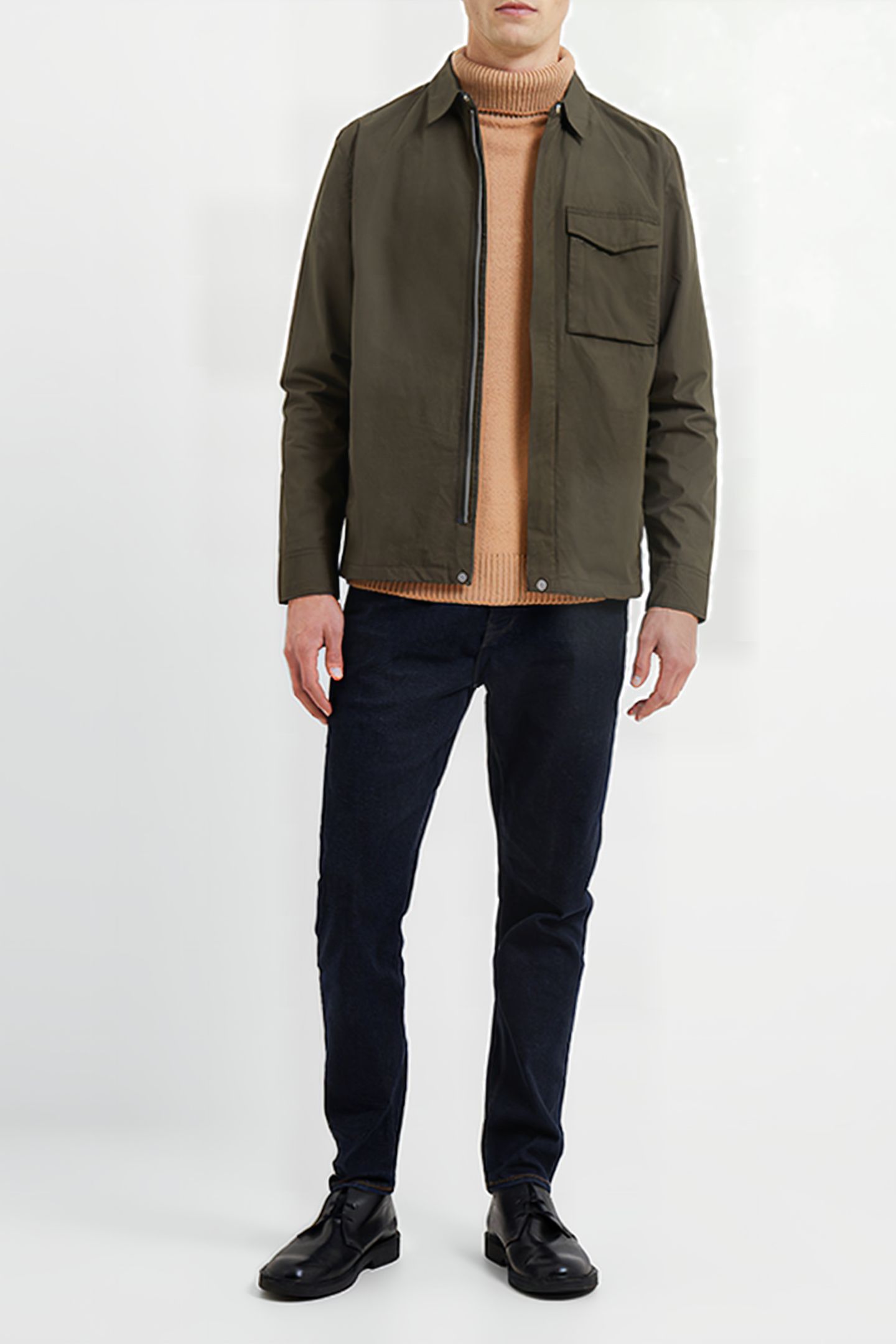 MILITARY COTTON OVERSHIRT GREEN 2