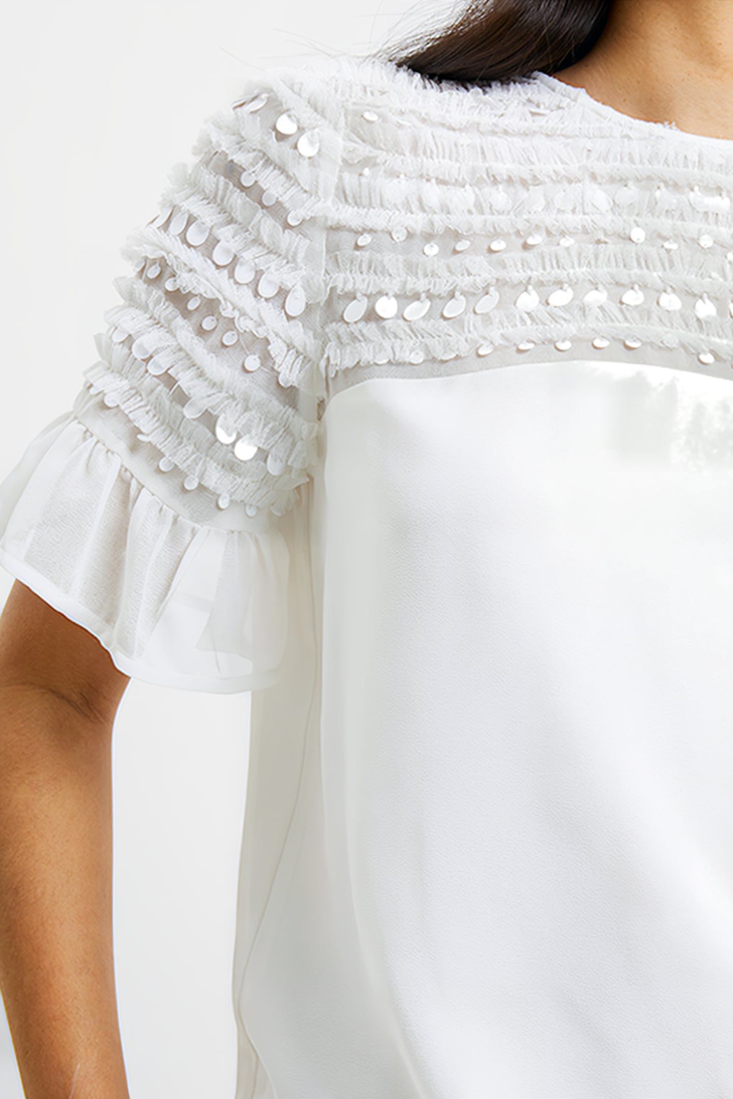 CARINA EMBELLISHED TOP WHITE 5