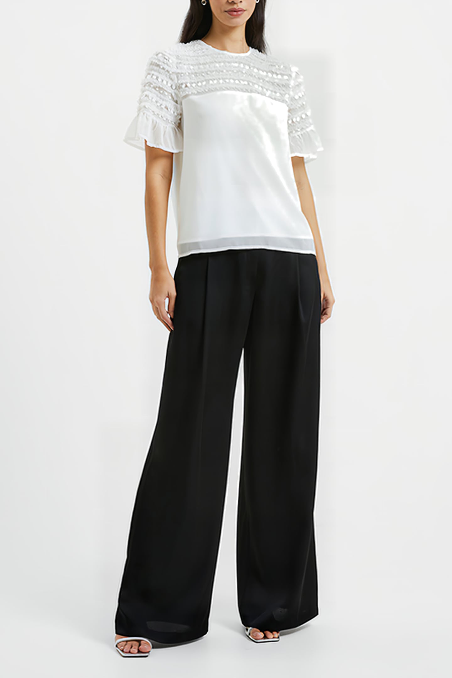 CARINA EMBELLISHED TOP WHITE 2