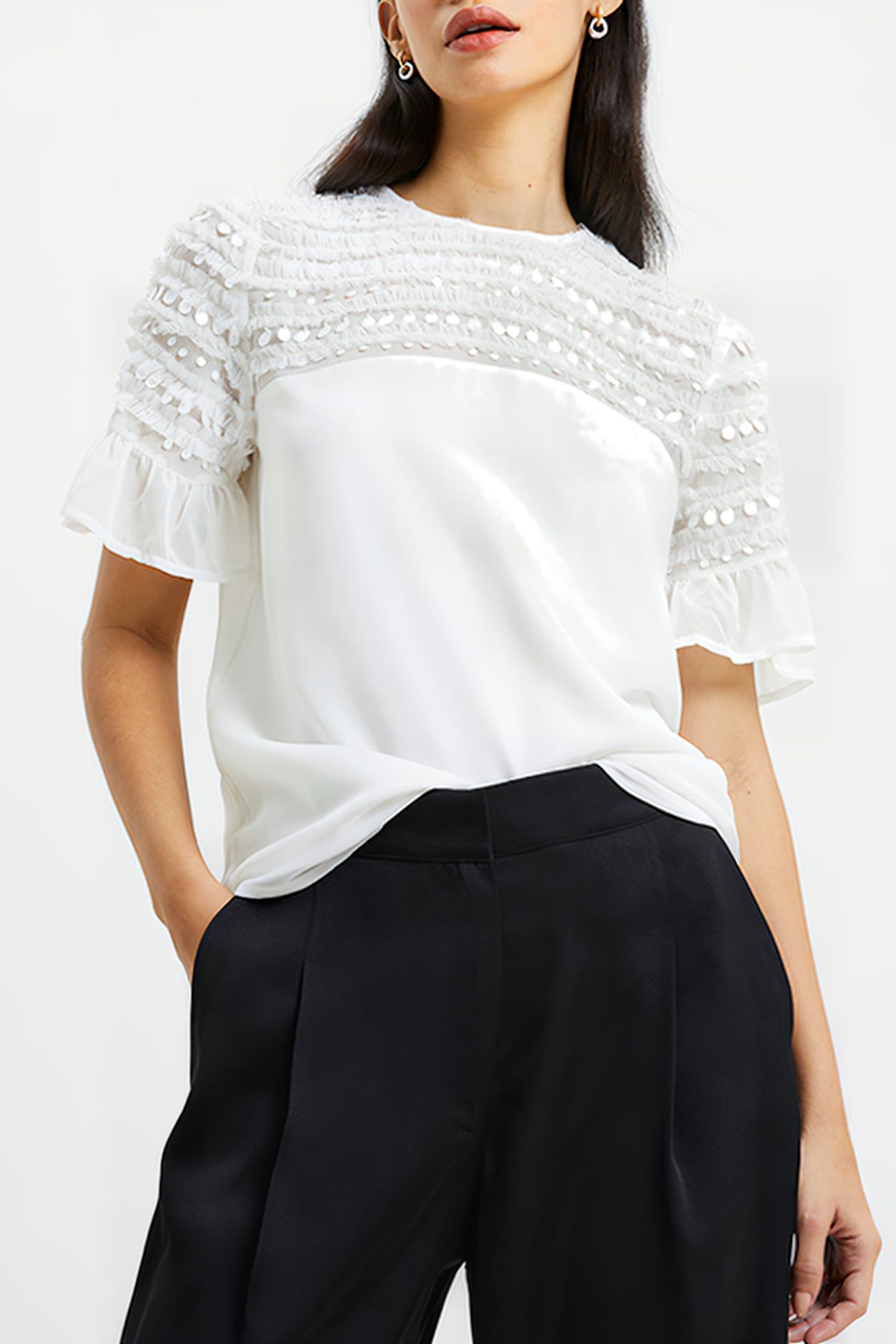 CARINA EMBELLISHED TOP WHITE 4