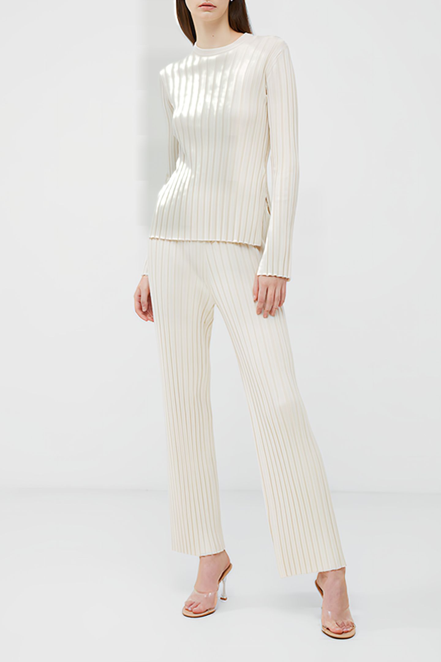 MINAR PLEATED TROUSER WHITE 7