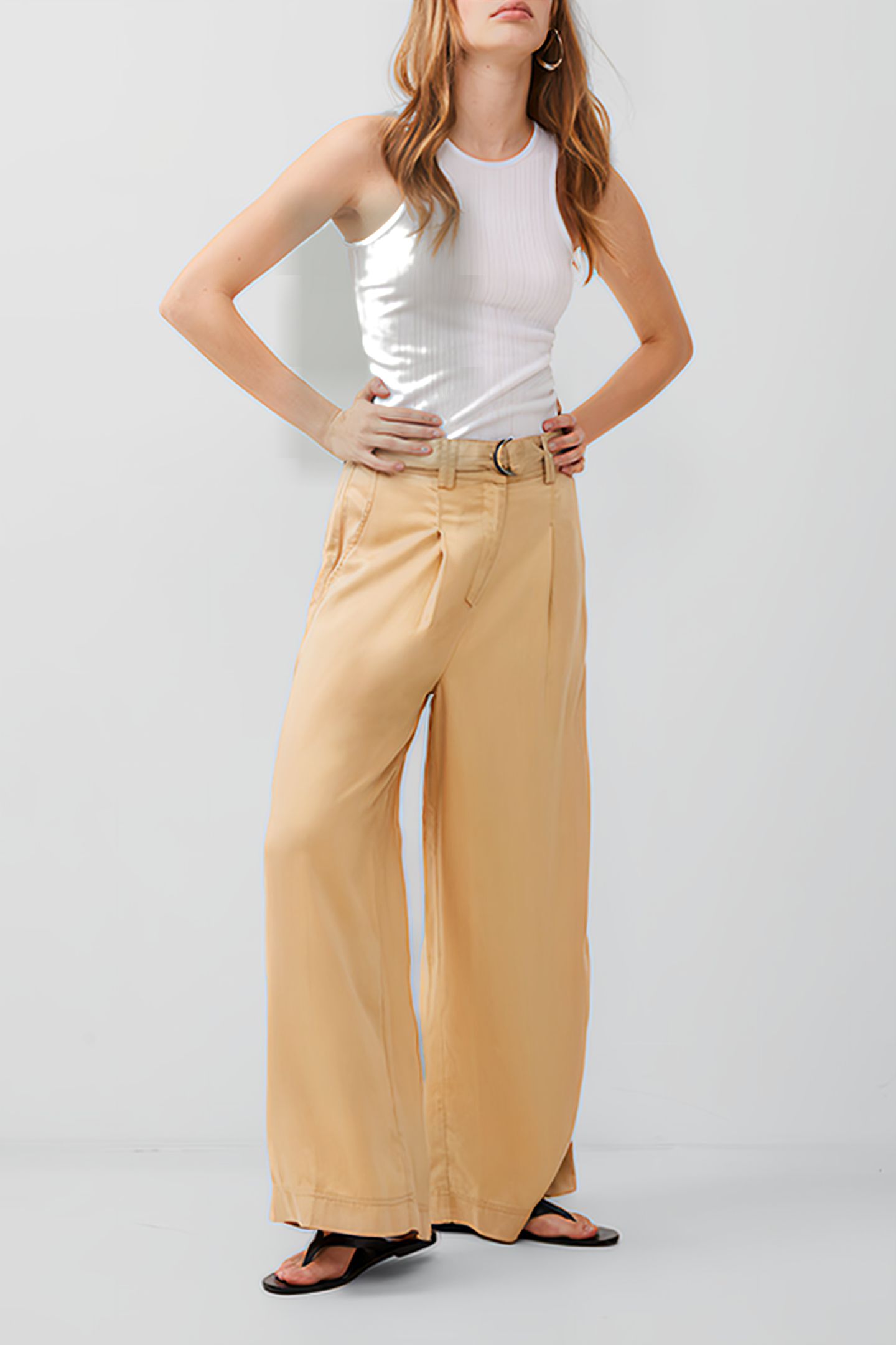 ELKIE TWILL TROUSER BROWN 2