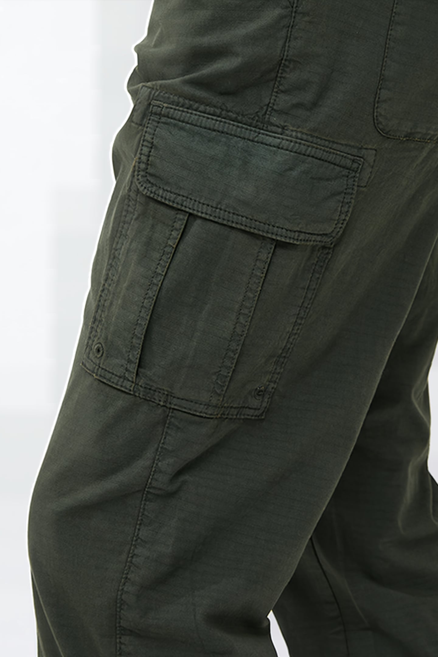 RIPSTOP CARGO TROUSERS GREEN 5