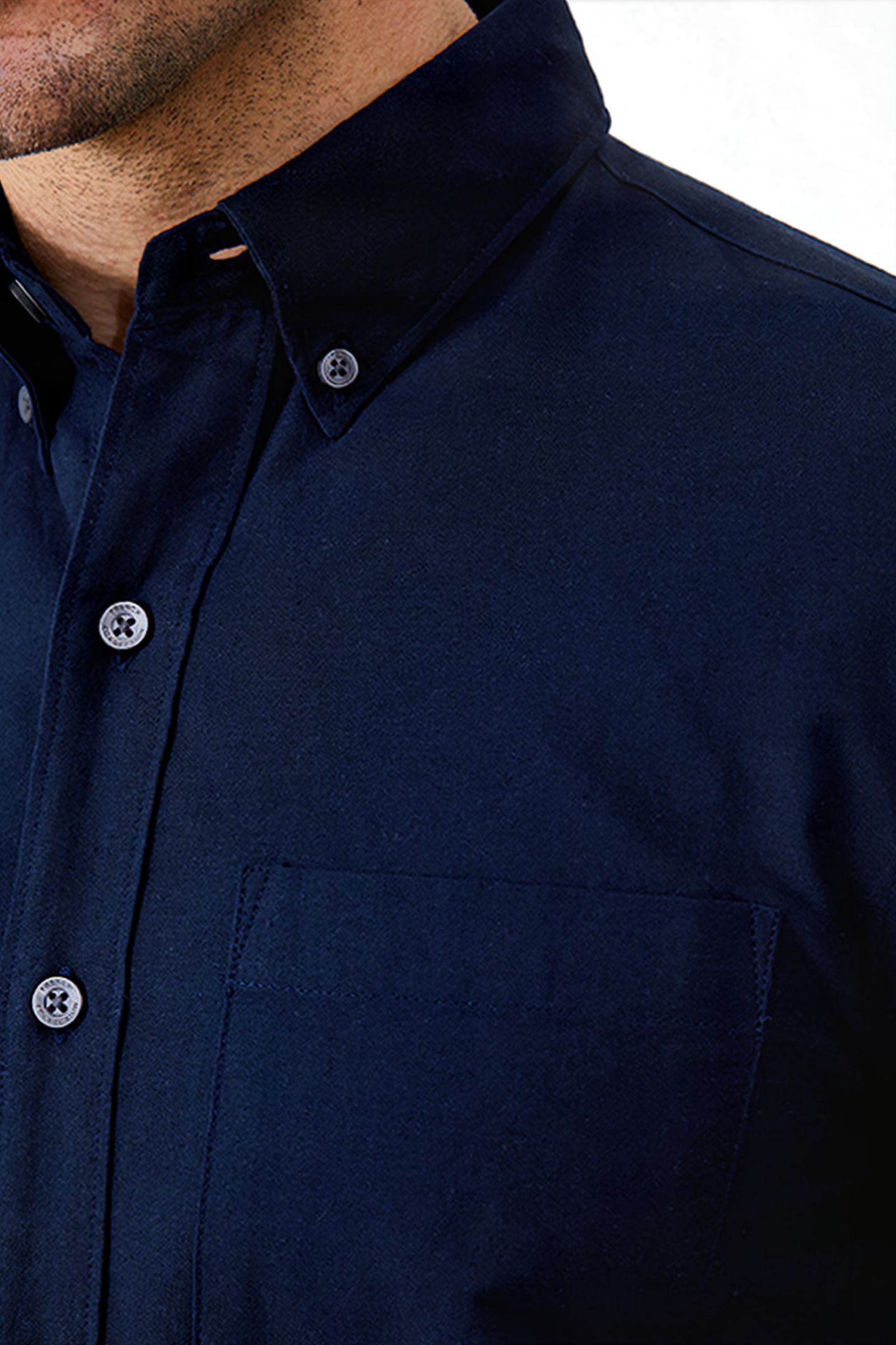 LONG SLEEVE OXFORD SHIRT BLUE 4