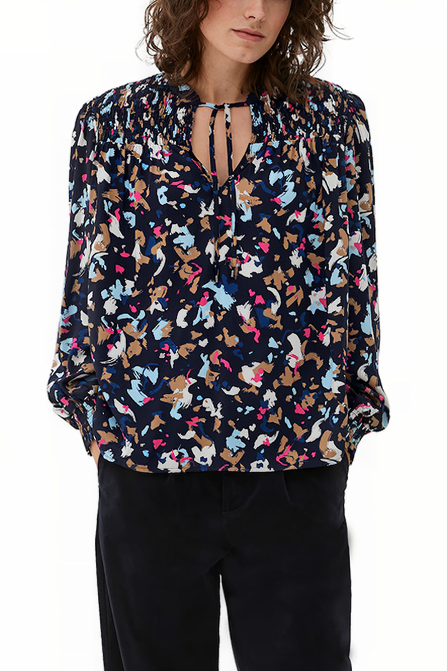 S.OLIVER BLOUSES MARINE BLUE 1