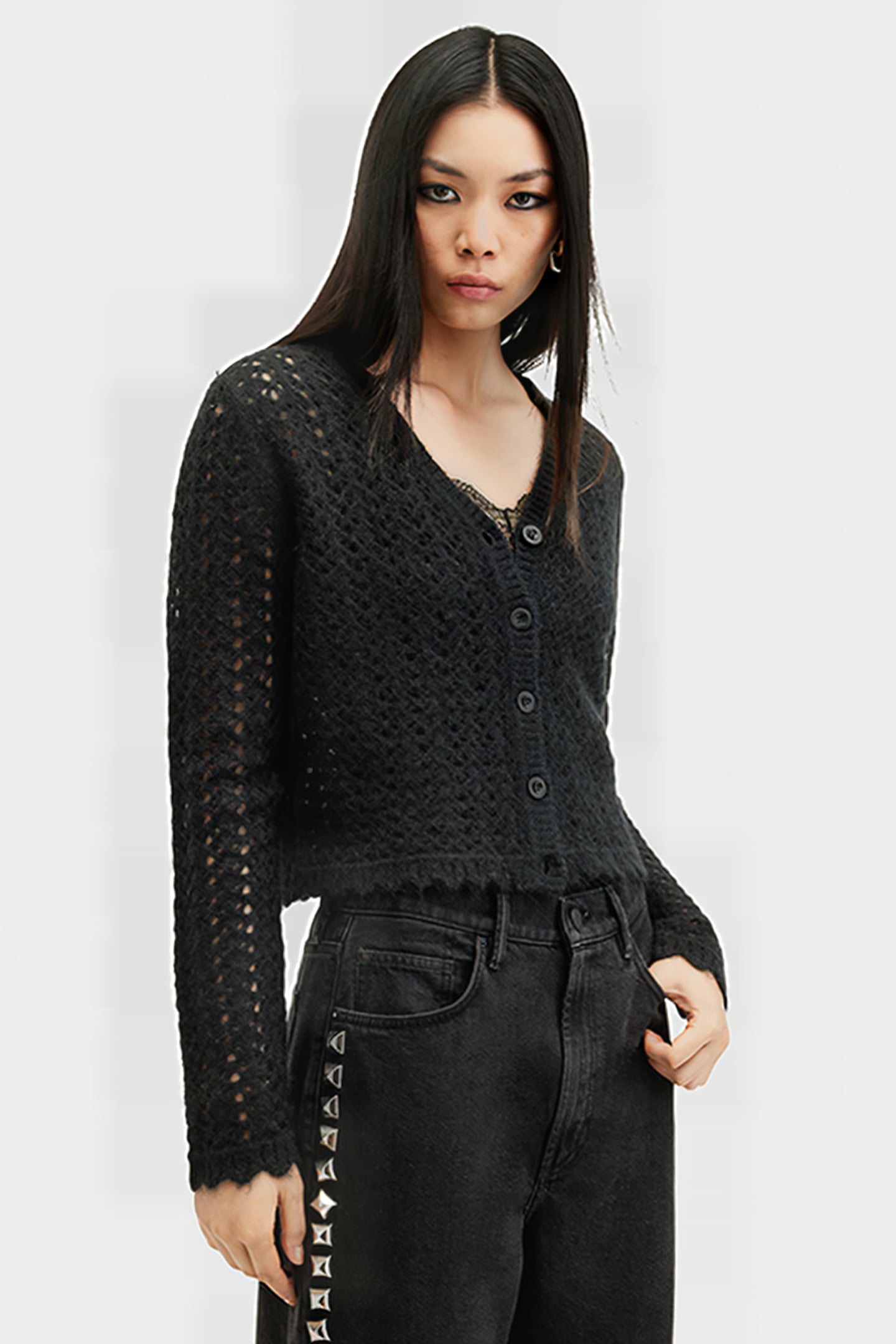 VIVIAN CARDIGAN BLACK 1