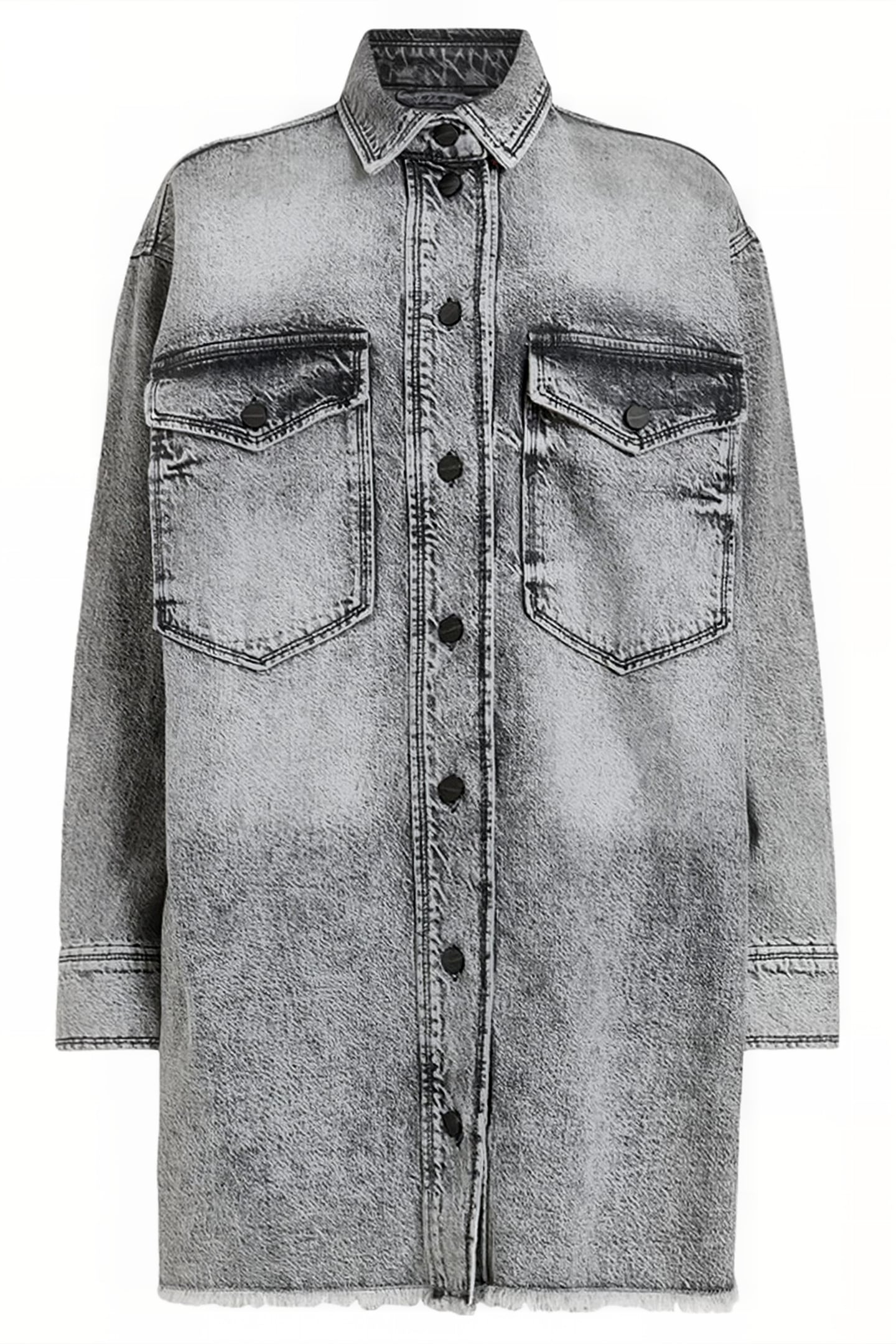 LILY DENIM DRESS VINTAGE BLACK 4