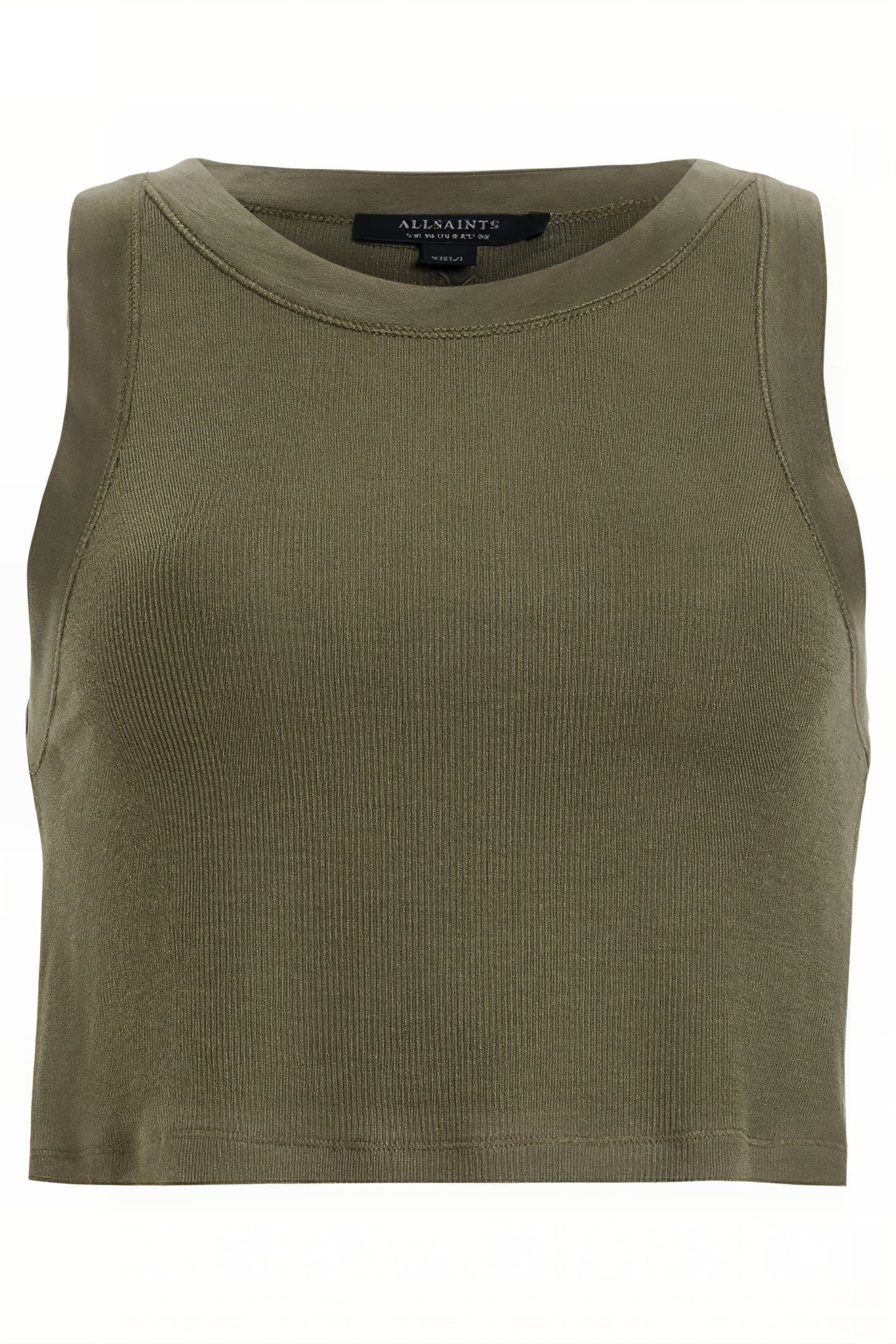 RINA CROPPED TANK TARMAC GREEN 4