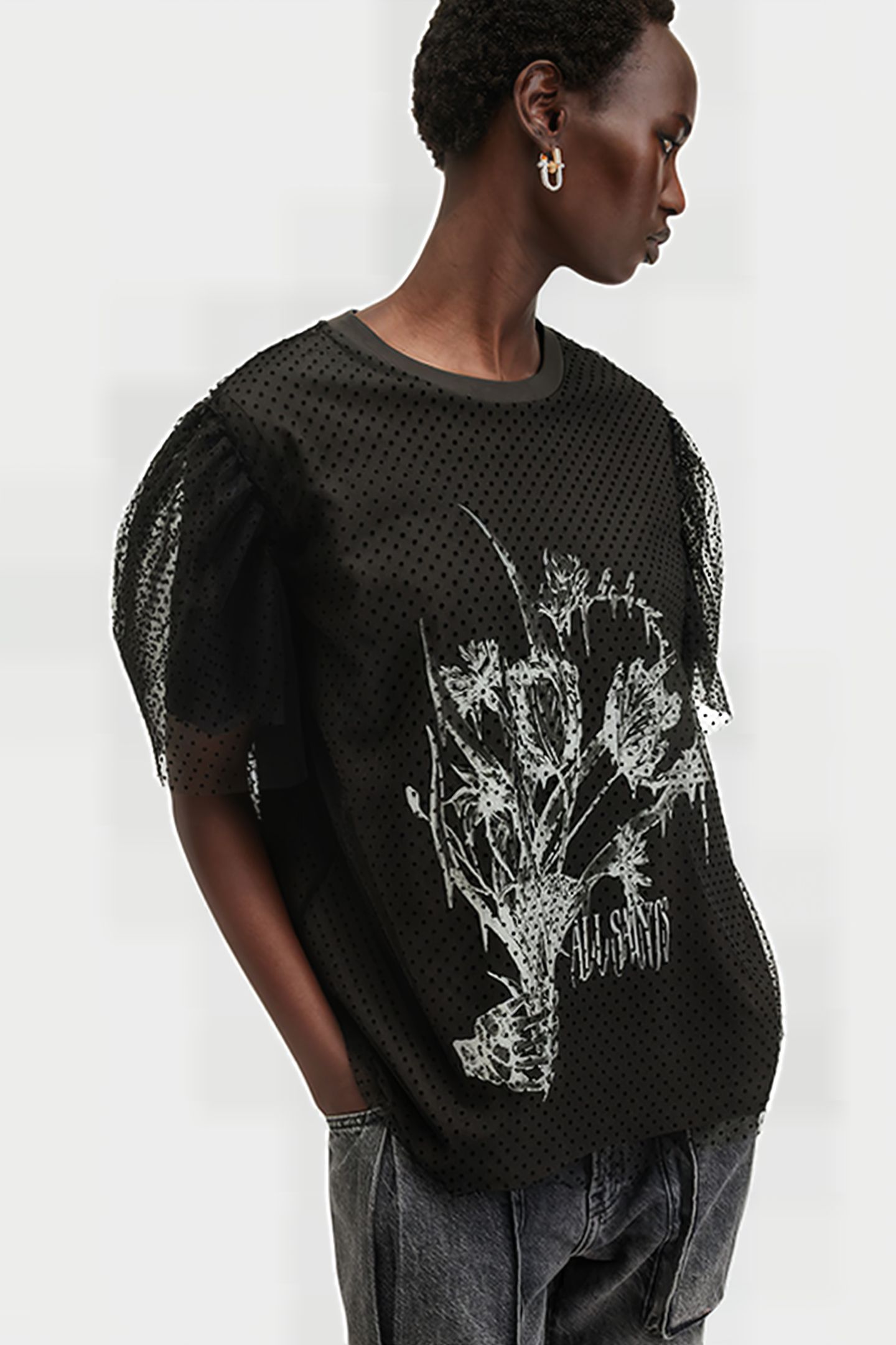 TOMMI FONDRE TEE WASHED BLACK/BLACK 7