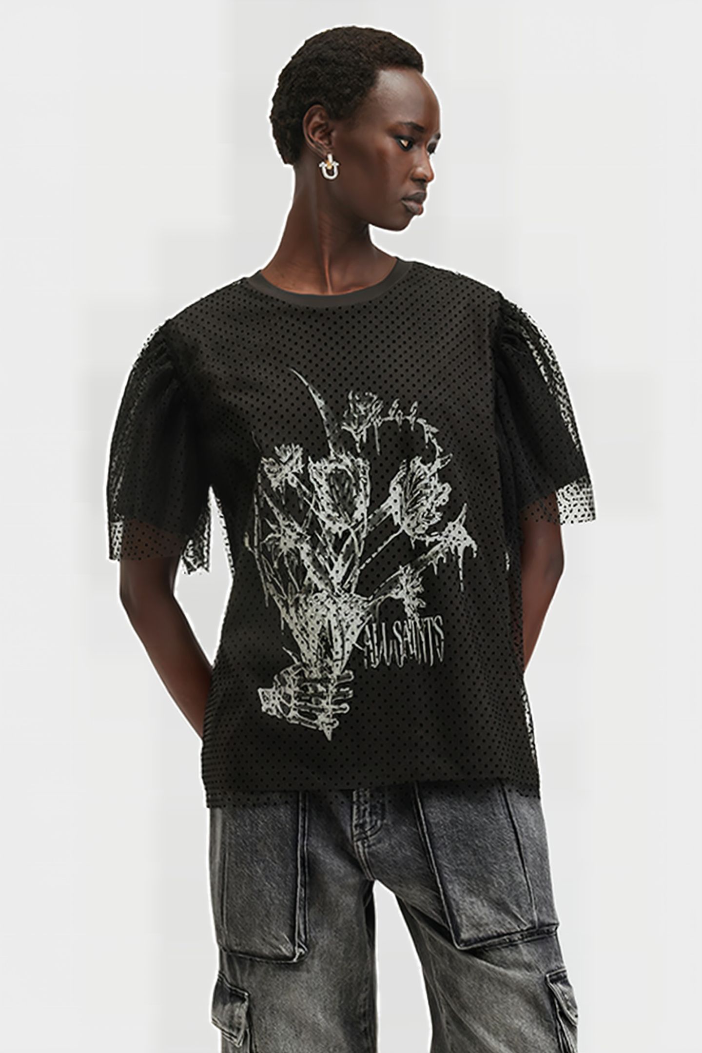 TOMMI FONDRE TEE WASHED BLACK/BLACK 6