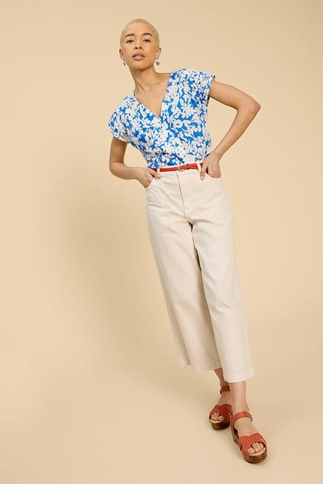 RAE COTTON VEST BLUE 2