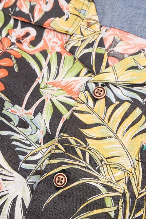 FLAMINGO PRINTED  SHIRT BLACK PRINTED 3