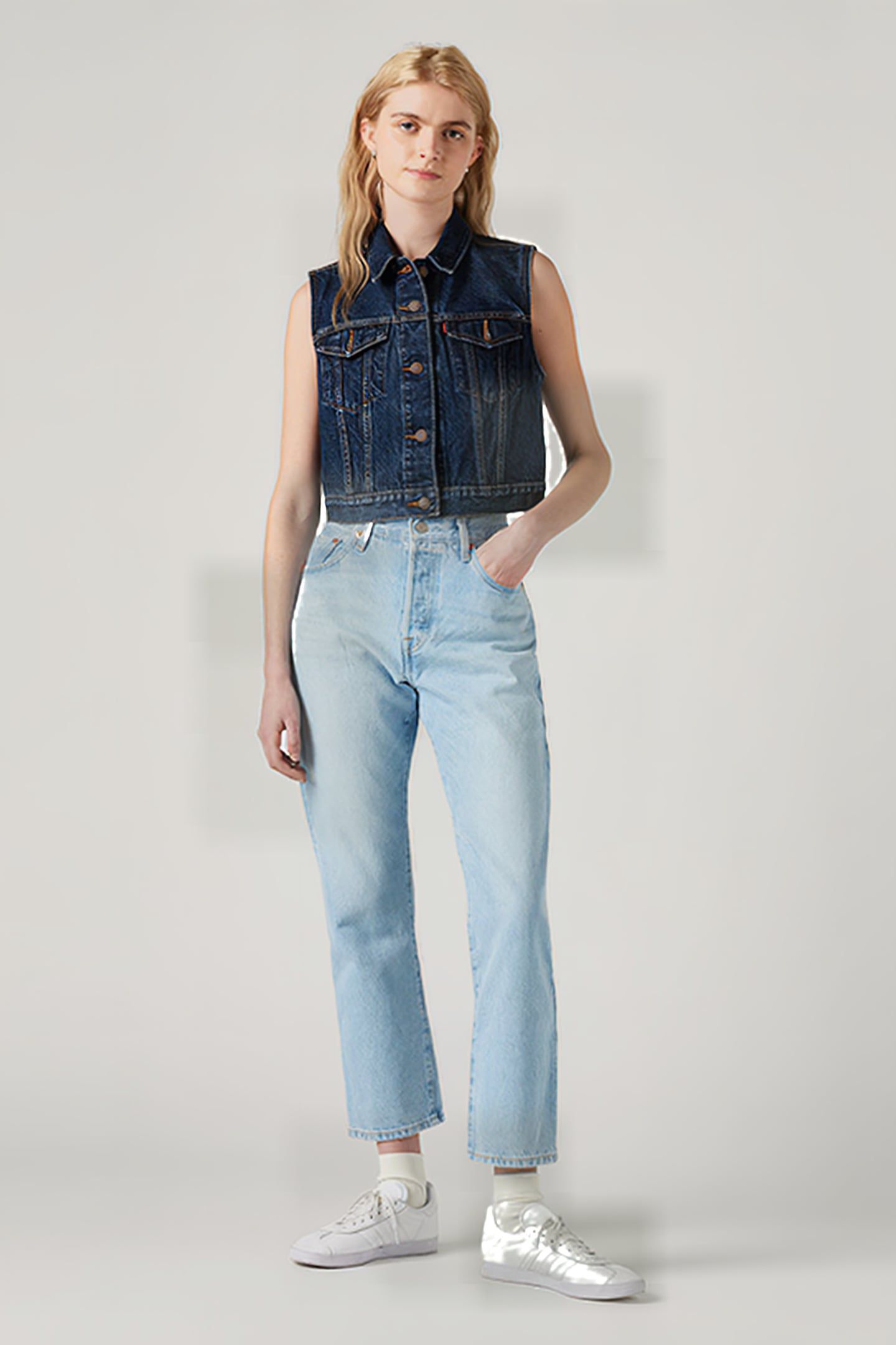 501 STRAIGHT JEANS BLUE 1