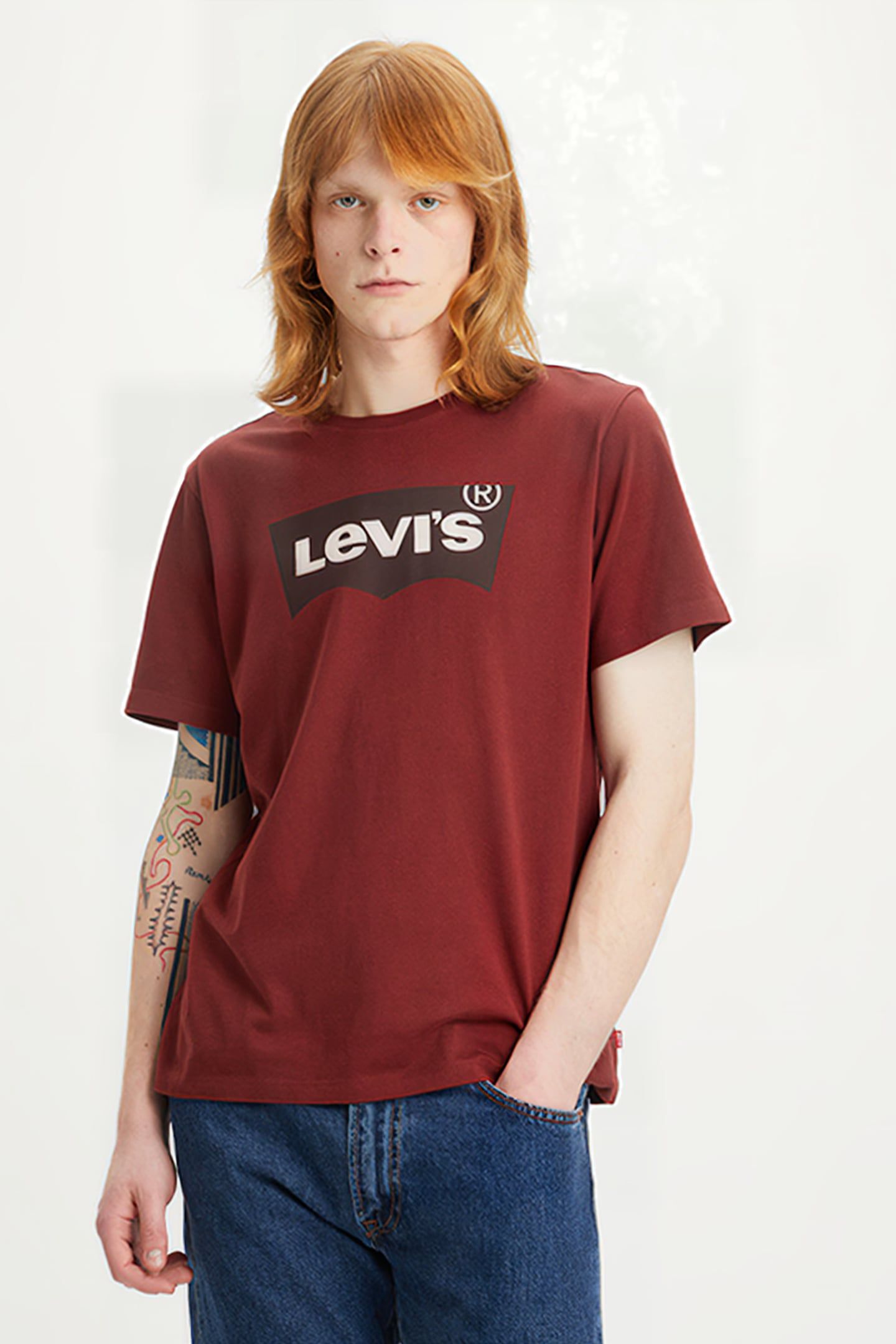 GRAPHIC PRINTED T-SHIRT RED 1
